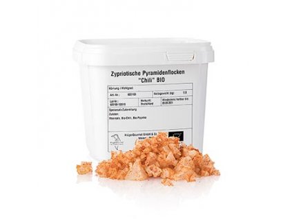 Mořská sůl s chilli ve tvaru pyramid, Petros, Kypr, 600 g