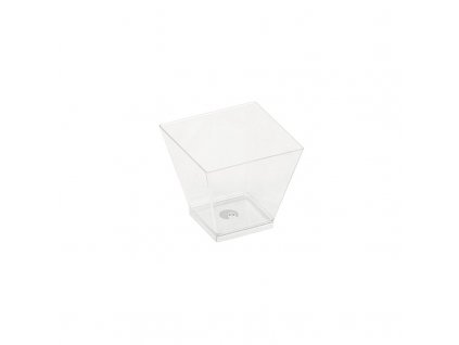 Přerodní kelímek na dezerty, čirý,  Naturesse, 60ml, 5x5x4,5cm, PLA, 300 ks