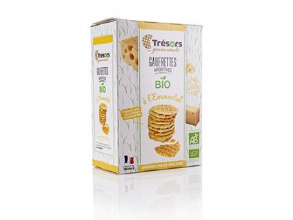 Barsnack Trésors - Gaufrettes, francouzské mini vafle s ementálem, 60 g