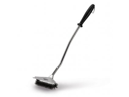 Kartáč na čištění grilu, široký se škrabkou, ocelové štětiny, Napoleon, 1 ks