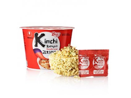Instantní nudle ramyun kimchi big bowl, pikantní, Nong Shim, 112 g