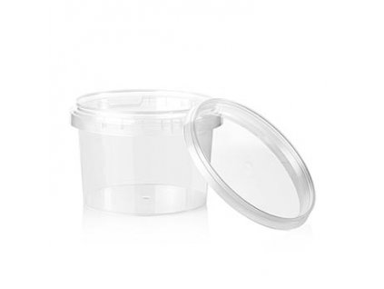 Plastová nádoba "Circlecup", kulatá, s víkem, Ø 118x86mm, 565 ml, 1 ks