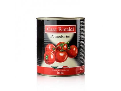 Cherry rajčata, celá (Pomodorini), Casa Rinaldi, 800 g