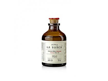 Uzený olivový olej, 100% Arbequina, Finca La Barca, 50 ml