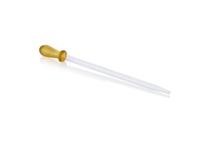 Skleněná pipeta se savičkou, cca 2 cl, 15 cm, 1 ks