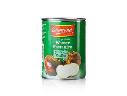 Vodní kaštany, loupané, ve vodě, Diamond, 540 g