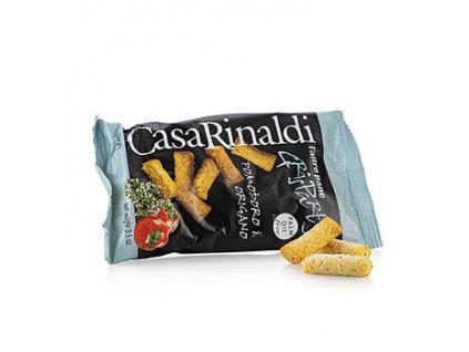 Grisparty - Mini Grissini snacks s rajčaty a oreganem, Casa Rinaldi, 100 g
