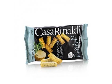Grisparty - Mini Grissini snacks s bramborami & rozmarýnem, Casa Rinaldi, 100 g