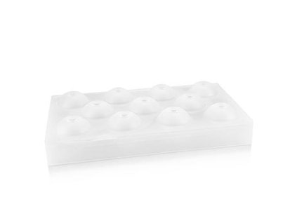 Silikonová lisovaná podložka 11 koulí / kuliček, 45mmx48ml, 17,5x30cm, Pavoni (AF002), 1 ks