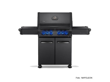 Plynový gril Phantom Prestige 500 RSIB, matně černý, 5 hořáků + SIZZLEZONE, Napoleon, 1 ks