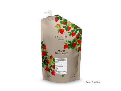 Ponthier jahodové pyré, s cukrem, 2,5 kg