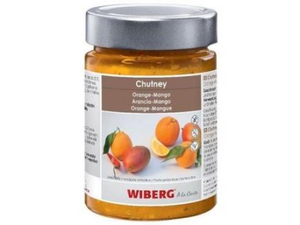 Chutney pomeranč-mango Wiberg 390 g