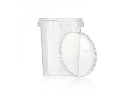 Plastová nádoba "Circlecup", kulatá, s víkem, ø 95x120mm, 520ml, 1 ks
