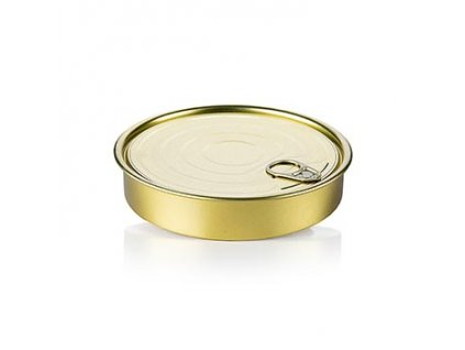Dóza s víkem k plnění, kulatá, (hliníková plechovka), prázdná, 280 ml, 100% Chef, 50 ks