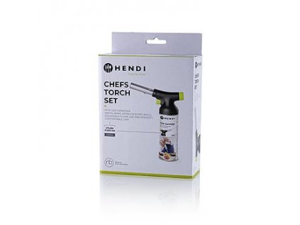 Plynový hořák (Creme Brulee Burner), vč. kazety, Hendi (nový model), 227 g, 1 ks