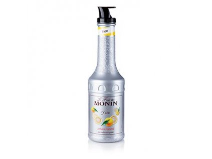 Monin ovocné pyré mix yuzu, láhev s nálevkou, 1 L