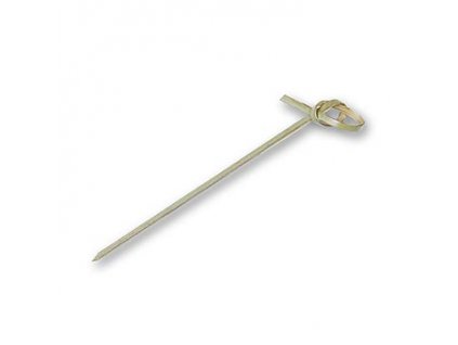 Bambusové špejle zakonče uzly, zelené, 10cm, 250 ks
