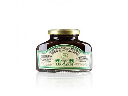 Kompot z červené cibule s balzamikovým octem Modena, Leonardi, 250 g