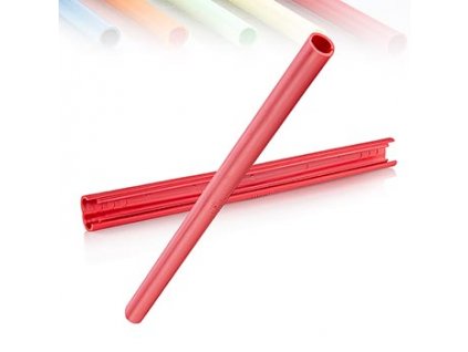 ClickStraw - opakovaně použitelné brčko, růžové, 10 ks