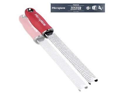 Premium Classic - struhadlo, struhadlo na kůru, rukojeť barva granátově červená /soft-touch, Microplane, 1 ks