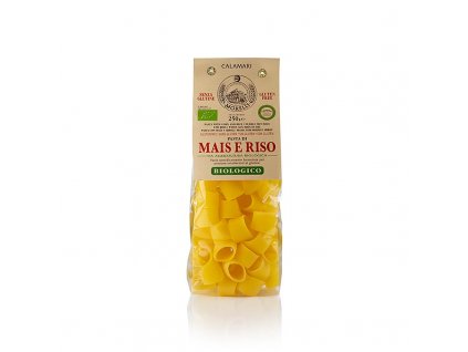Těstoviny kalamáry z rýže a kukuřice (bezlepkové), Morelli 1860,  250 g