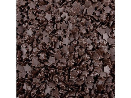 Čokoládové hvězdičkové zdobení, hořká čokoláda, Dobla (73419), 600 g