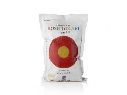 Koshihikari umami rýže, krátkozrnná sushi rýže, Agri Yamazaki, 1 kg
