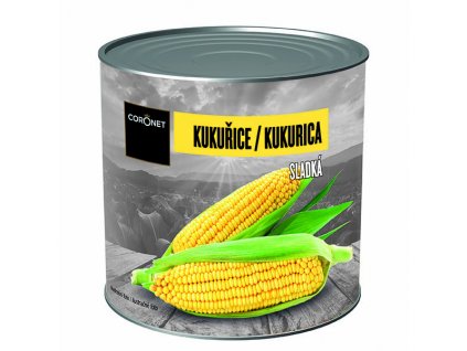 Kukuřice sladká vakuovaná Coronet 3 x 2650 ml