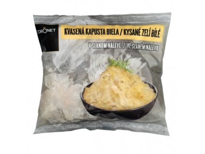 Zelí bílé kysané (chlazené) Coronet 20 x 500 g
