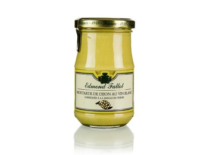 Fallot - Dijonská hořčice s bílým vínem, středně pálivá, 190 ml