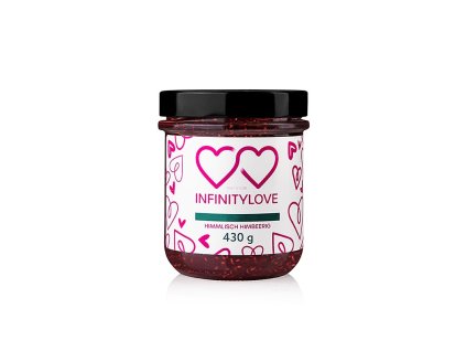 Infinitylove Malinová ovocná pomazánka, 430 g