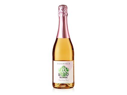 Bibo Runge Deserteur Rosé, šumivé víno, nealkoholické, VEGAN, 750 ml
