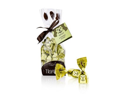 trifulòt - Lanýžové pralinky Alba mini, pistácie (světle zelené), Tartuflanghe, 180 g