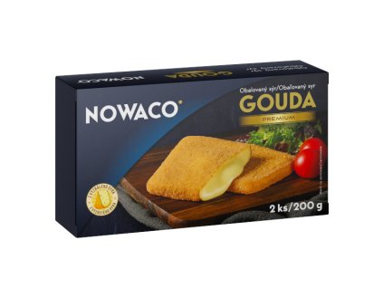 Obalovaná Gouda Nowaco 10 x (2 x 100 g)