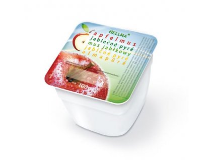 Pyré jablečné s cukrem 48 x 100 g