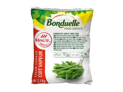 Fazolové lusky zelené celé jemné Bonduelle 2,5 kg