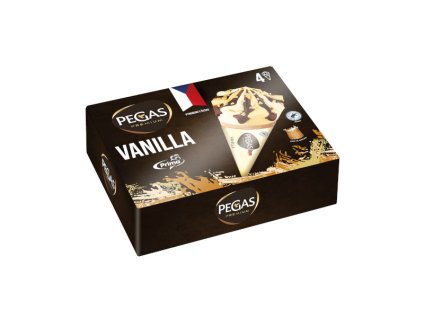 Pegas Premium Vanilka kornout Multipack 10 x 4 x 115 ml