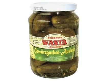 19111 okurky sterilovane vyberove 7 9 cm auslese wasta