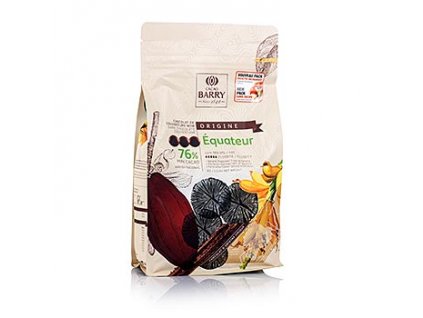 Original Ecuador, dunkle Schokolade, als Callets, 76% Kakao, 1 kg