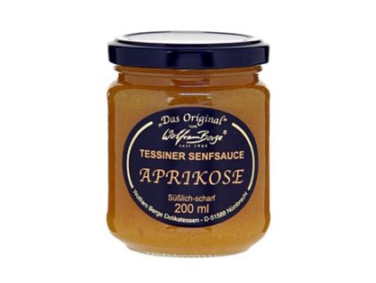 Original Tessiner Aprikosen-Senf-Sauce, 200 ml