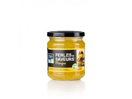 Früchtekaviar ''Mango'' 200g, Perlgrösse 5 mm, Spherical, Les Perles, 200g