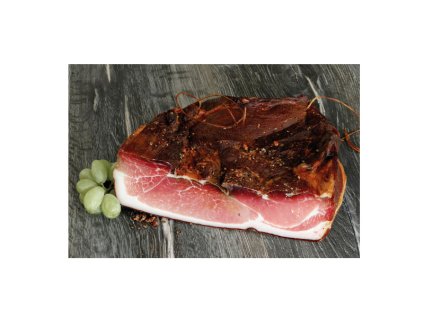 Klášterní pršut bez kůže z Pršutérie Chovaneček 1 x cca 2,3 kg, cena je uvedena za 1 kg
