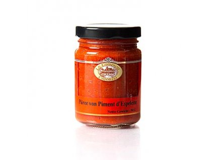 Pureé de Piment d´ Espelette, Püree aus dem französischen "Pfeffer", Chilipüree, 10 cl