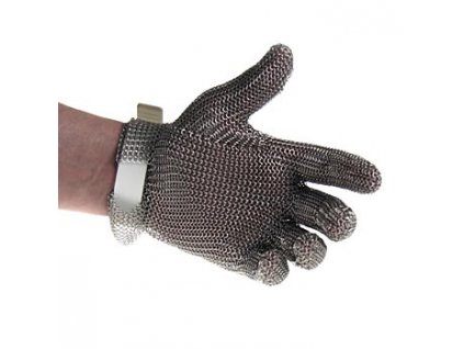 Austernhandschuh Euroflex - Kettenhandschuh, Größe S (1), weiß, St
