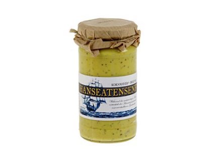 Kornmayer - Hanseatensenf, mit Sardellenfilets und Rum, 210 ml