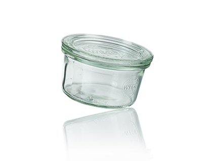 Sturzform 165 ml incl.Deckel,5,5cm Höhe o.Klammern u.Gummiringe,Ř 86mm.Weck, 1 St