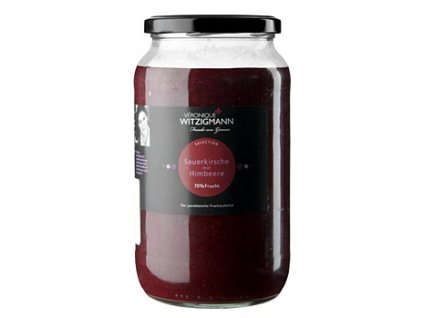 Sauerkirsche mit Himbeere - Fruchtaufstrich, 1 kg