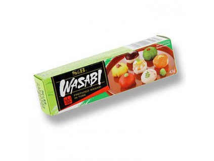 Wasabi - Grüner Meerrettich-Paste, feinkörnig, normal scharf, mit echtem Wasabi, 43 g