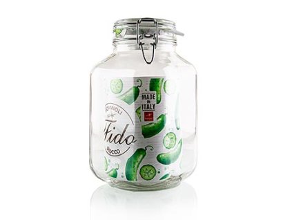 Drahtbügelglas - Bocal 3 Liter, 3200 ml, quadratisch, St