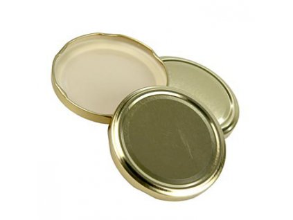 Golddeckel für Sturzgläser, 82mm, 230 ml, St